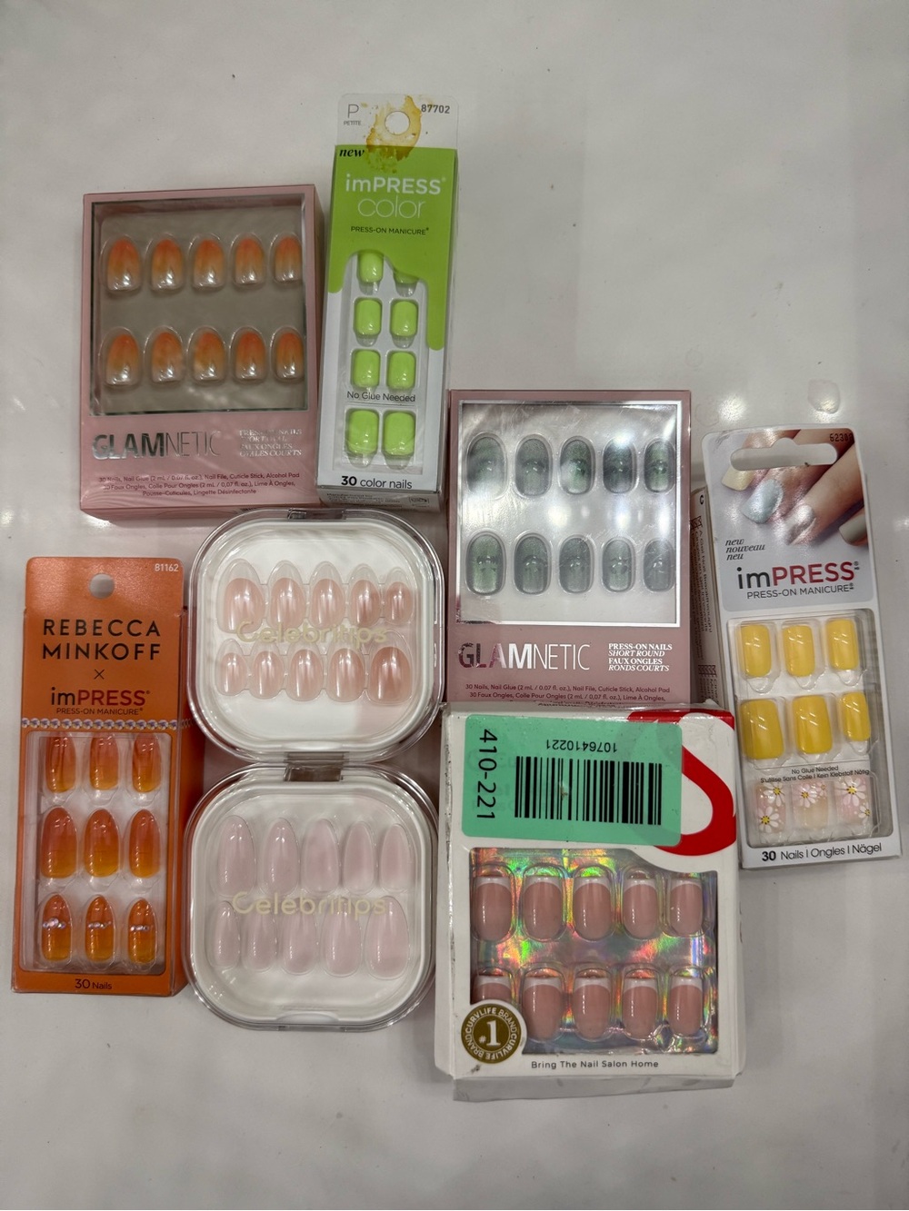 Glamnetic Celebritips Curvlife imPRESS Color Press-On Nails Set — Assortment